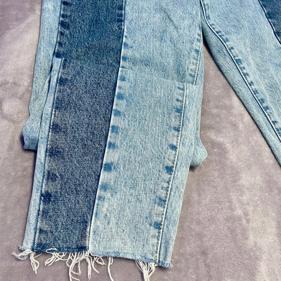 Two-toned Mom Jeans - Picture 3 of 3